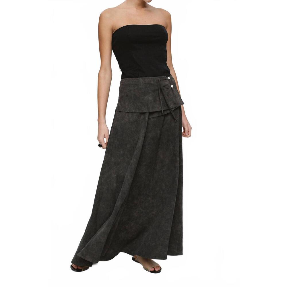 NEW MARLE taffy skirt in washed black